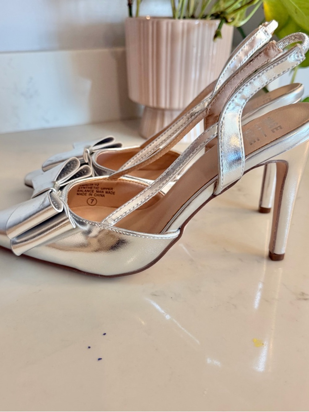 Chase & Chloe Amalia Slingback Bow Heel - Picture 5 of 7